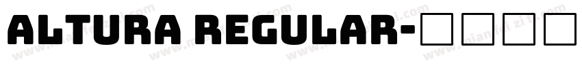 Altura regular字体转换